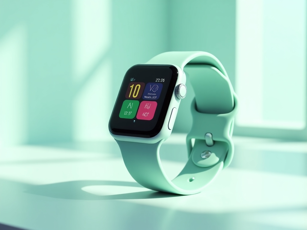 Smartwatch with soft-touch matte finish