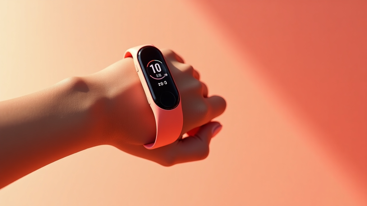 Fitness tracker with soft-touch matte design